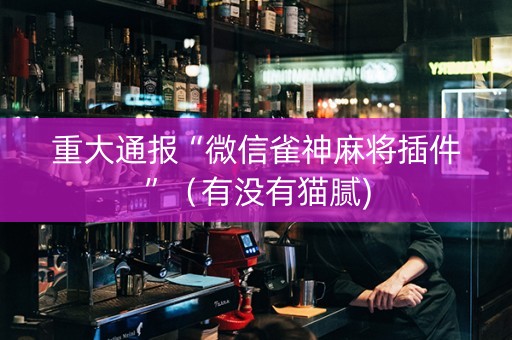 重大通报“微信雀神麻将插件”（有没有猫腻)