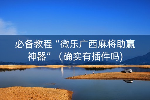 必备教程“微乐广西麻将助赢神器”（确实有插件吗)