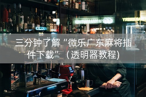 三分钟了解“微乐广东麻将插件下载”（透明器教程)