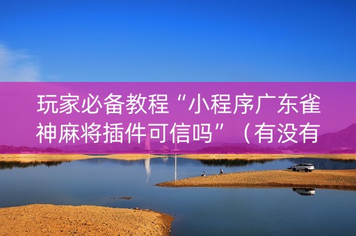 玩家必备教程“小程序广东雀神麻将插件可信吗”（有没有猫腻)