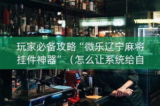 玩家必备攻略“微乐辽宁麻将挂件神器”（怎么让系统给自己好牌)