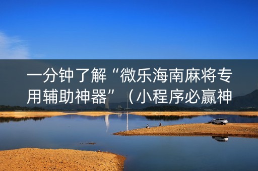 一分钟了解“微乐海南麻将专用辅助神器”（小程序必赢神器)