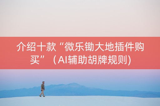 介绍十款“微乐锄大地插件购买”（AI辅助胡牌规则)