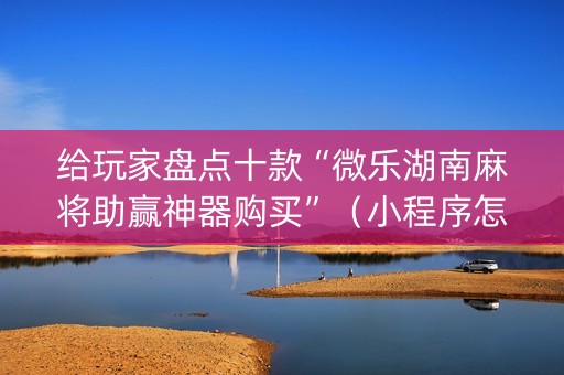 给玩家盘点十款“微乐湖南麻将助赢神器购买”（小程序怎么才会赢)