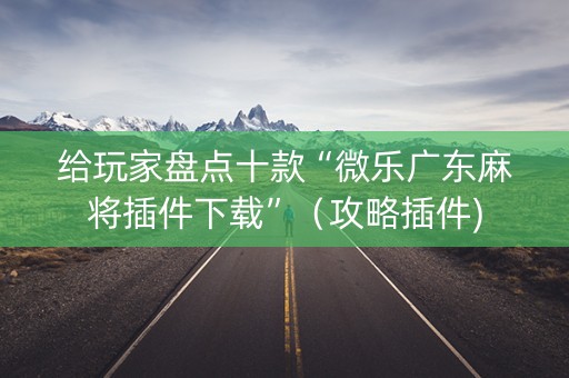 给玩家盘点十款“微乐广东麻将插件下载”（攻略插件)
