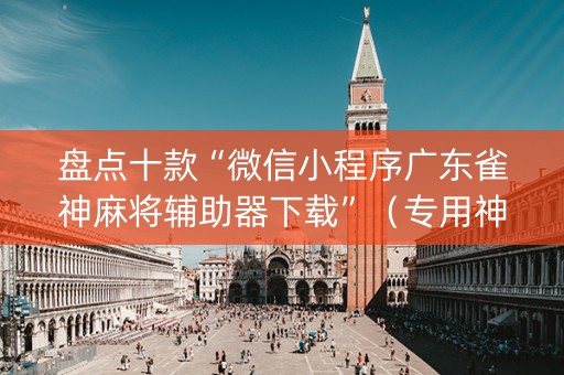 盘点十款“微信小程序广东雀神麻将辅助器下载”（专用神器下载)
