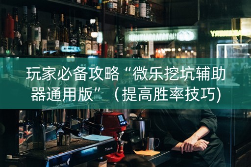 玩家必备攻略“微乐挖坑辅助器通用版”（提高胜率技巧)