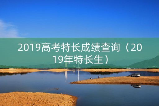 2019高考特长成绩查询（2019年特长生）