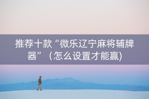 推荐十款“微乐辽宁麻将辅牌器”（怎么设置才能赢)