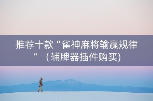 推荐十款“雀神麻将输赢规律”（辅牌器插件购买)