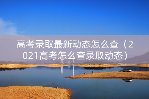 高考录取最新动态怎么查（2021高考怎么查录取动态）