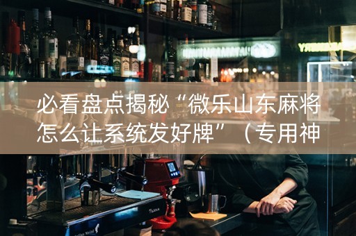 必看盘点揭秘“微乐山东麻将怎么让系统发好牌”（专用神器)