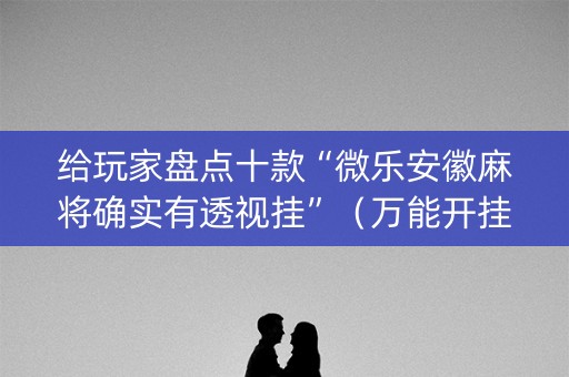 给玩家盘点十款“微乐安徽麻将确实有透视挂”（万能开挂器)