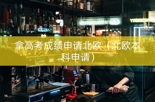 拿高考成绩申请北欧（北欧本科申请）
