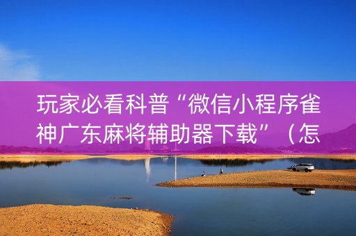 玩家必看科普“微信小程序雀神广东麻将辅助器下载”（怎么能让牌好一点)