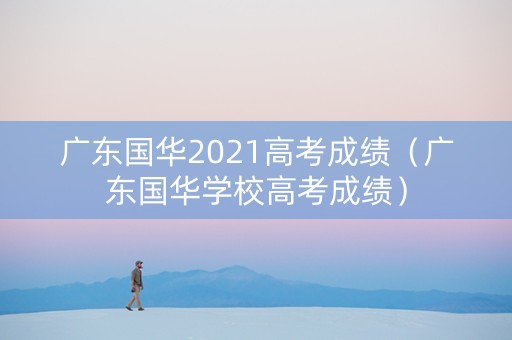 广东国华2021高考成绩（广东国华学校高考成绩）