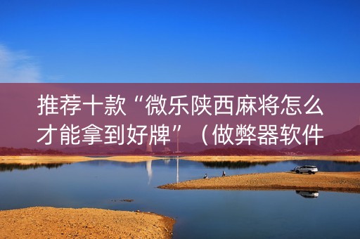 推荐十款“微乐陕西麻将怎么才能拿到好牌”（做弊器软件下载)