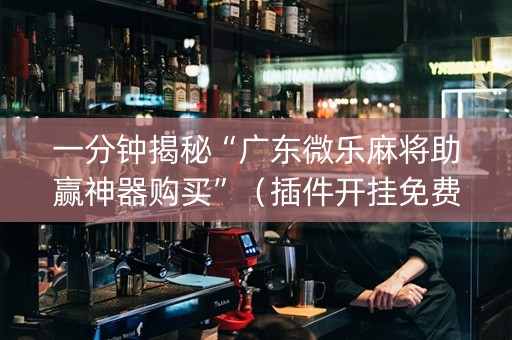 一分钟揭秘“广东微乐麻将助赢神器购买”（插件开挂免费AI)
