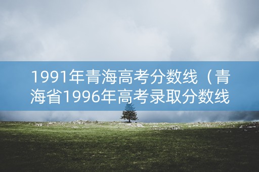 1991年青海高考分数线（青海省1996年高考录取分数线）