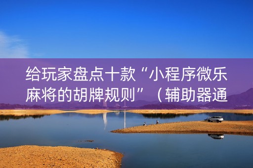 给玩家盘点十款“小程序微乐麻将的胡牌规则”（辅助器通用版)