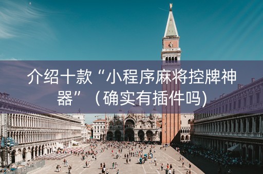 介绍十款“小程序麻将控牌神器”（确实有插件吗)