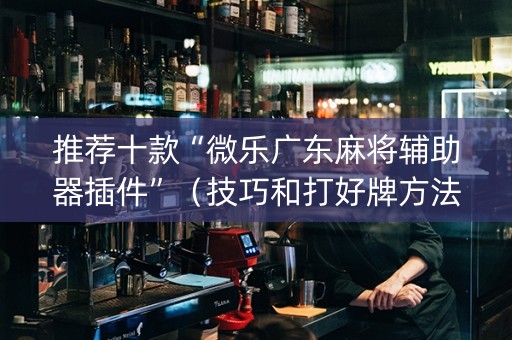 推荐十款“微乐广东麻将辅助器插件”（技巧和打好牌方法)