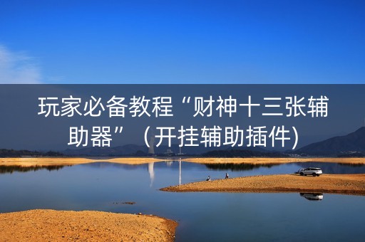 玩家必备教程“财神十三张辅助器”（开挂辅助插件)