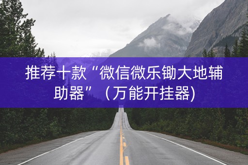 推荐十款“微信微乐锄大地辅助器”（万能开挂器)