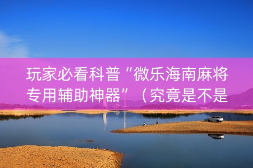 玩家必看科普“微乐海南麻将专用辅助神器”（究竟是不是有挂)