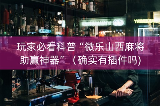 玩家必看科普“微乐山西麻将助赢神器”（确实有插件吗)