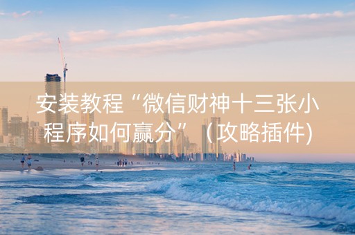安装教程“微信财神十三张小程序如何赢分”（攻略插件)