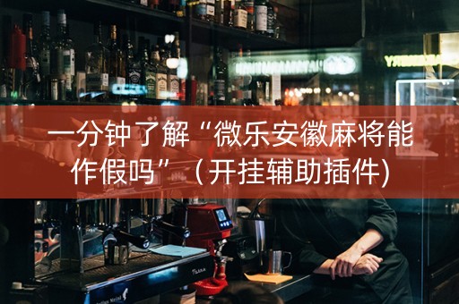 一分钟了解“微乐安徽麻将能作假吗”（开挂辅助插件)