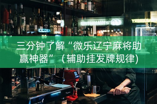 三分钟了解“微乐辽宁麻将助赢神器”（辅助挂发牌规律)
