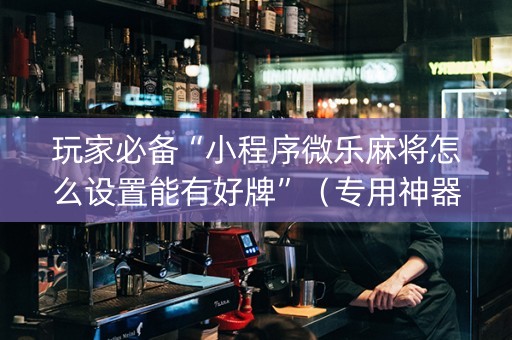 玩家必备“小程序微乐麻将怎么设置能有好牌”（专用神器)