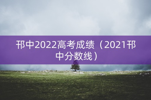 邗中2022高考成绩（2021邗中分数线）
