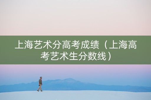 上海艺术分高考成绩（上海高考艺术生分数线）