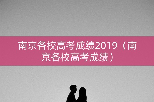 南京各校高考成绩2019（南京各校高考成绩）