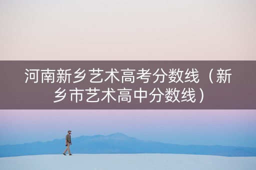 河南新乡艺术高考分数线（新乡市艺术高中分数线）