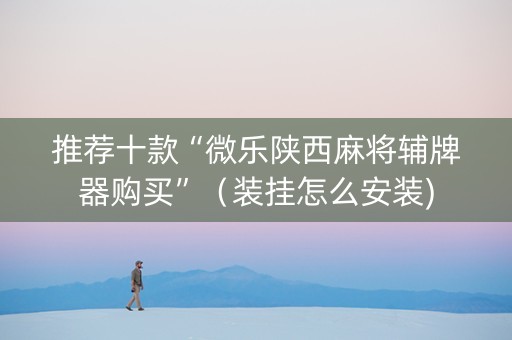推荐十款“微乐陕西麻将辅牌器购买”（装挂怎么安装)
