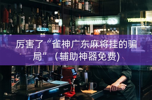 厉害了“雀神广东麻将挂的骗局”（辅助神器免费)