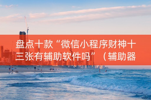盘点十款“微信小程序财神十三张有辅助软件吗”（辅助器通用版)