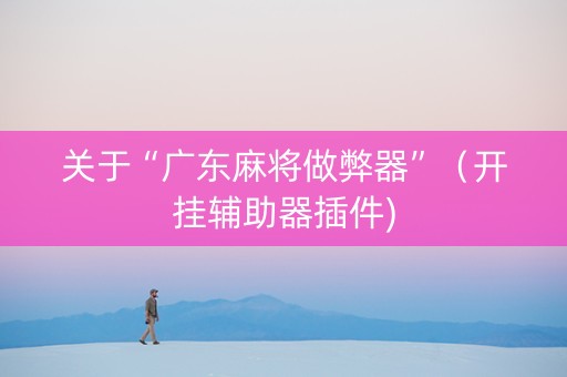 关于“广东麻将做弊器”（开挂辅助器插件)