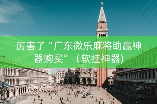 厉害了“广东微乐麻将助赢神器购买”（软挂神器)
