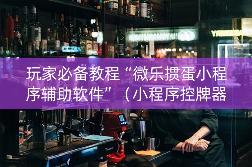 玩家必备教程“微乐掼蛋小程序辅助软件”（小程序控牌器)