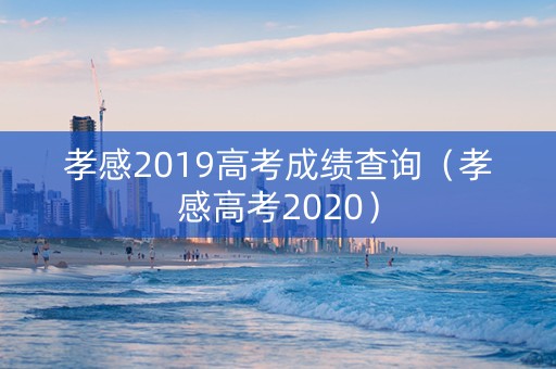 孝感2019高考成绩查询（孝感高考2020）