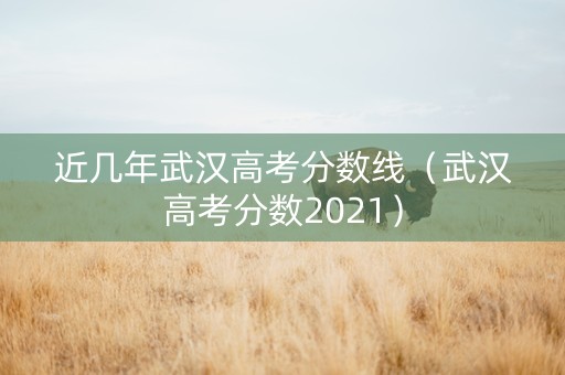近几年武汉高考分数线（武汉高考分数2021）