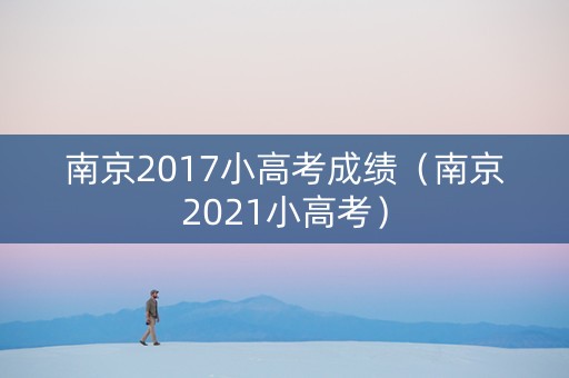南京2017小高考成绩（南京2021小高考）