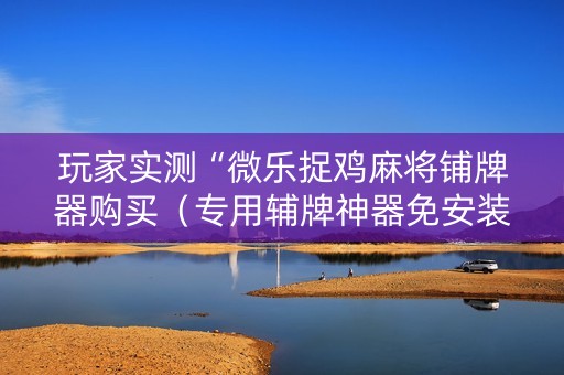 玩家实测“微乐捉鸡麻将铺牌器购买（专用辅牌神器免安装）