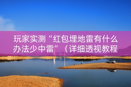 玩家实测“红包埋地雷有什么办法少中雷”（详细透视教程）-哔哩哔哩