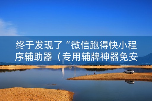 终于发现了“微信跑得快小程序辅助器（专用辅牌神器免安装）